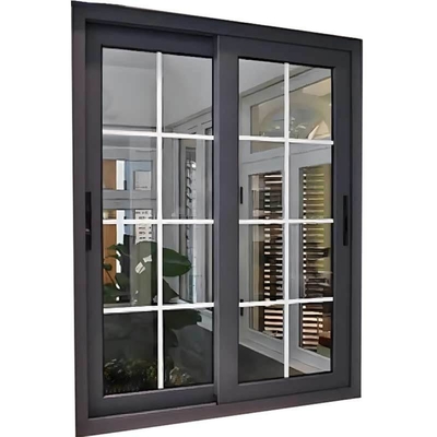 Customized Hanging Curtain Type Sliding Windows Door with Double Glass from Chinese