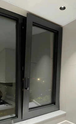 Louver Curtain Type Aluminum Alloy Glass Folding Window for Double Layers Glass Doors