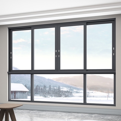 Small Mosquito Net Sliding Glass Window 2023 in Customized Colors and Aluminum Alloy