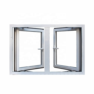 Large Picture Window Vertical Opening Casement Window for Horizontal Curtain Type