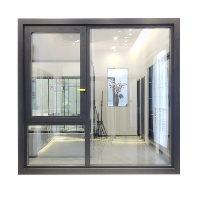 Custom Triple Pane Casement Windows in Clear Glass Color for Sliding Curtain Type