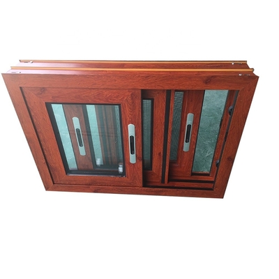 Aluminum Alloy Frame Sliding Window for Hanging Curtain Type and Heat Insulation