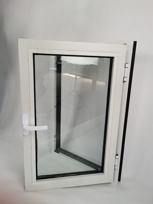 Single Panel Glass Louvers Fixed Aluminum Casement Window with Black Color Sub Frame
