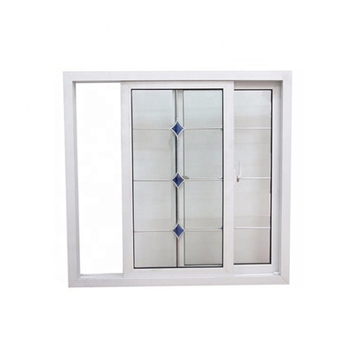 Horizontal Opening Pattern Pvc Sliding Window for Waterproof and Hanging Curtain Type