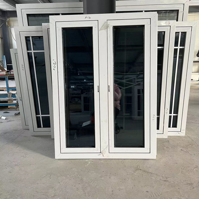 Modern Design Black Casement Windows Swing Open in Modern Style for Upvc Window Roller