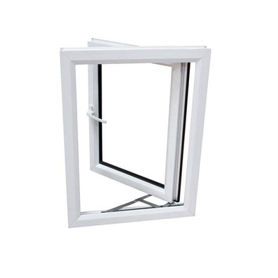 Customized Colors Small Casement Window for VERTICAL Opening Pattern and Plastic Double