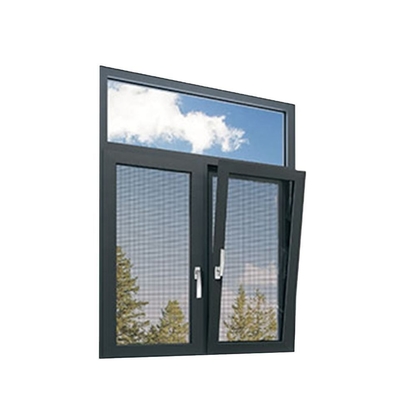 UPVC Casement Windows with Coustmer Requirement Glass Color in 60 x 48 Black House