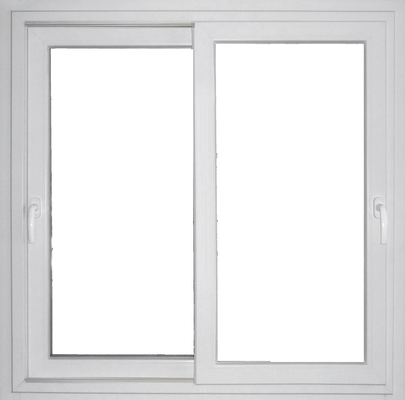 Sliding Open Type Black Aluminium PVC Security Glass Windows and Doors with Grill