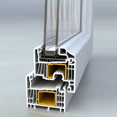 Custom USA Design Style Minimalist Slide Windows pvc Window double Glass Windows