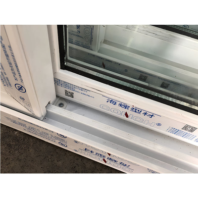 Customized House Upvc Sliding Window with Roller blind and Curtain Type Double Glazed