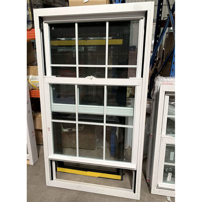 Magnetic Screen Vinyl Window Upvc Frame Pvc Double Hung Windows for American House