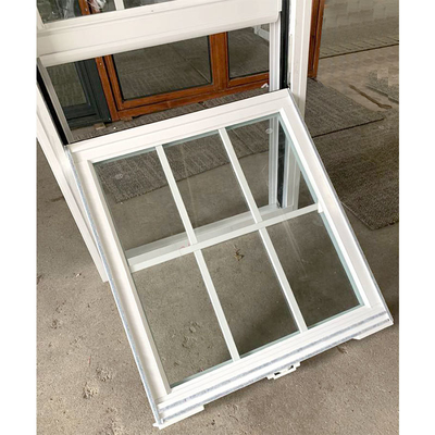 Magnetic Screen Vinyl Window Upvc Frame Pvc Double Hung Windows for American House
